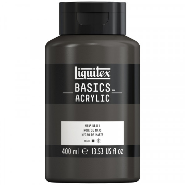 Peinture Acrylique en bidon noir de mars 250ml - Liquitex Basics