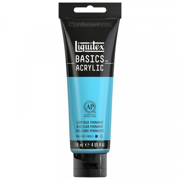 photo-Peinture Acrylique en tube bleu clair 118ml - Liquitex Basics