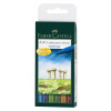 photo-6 feutres à dessin - Pointe pinceau - Couleurs paysage - Pitt Artist - Faber-Castell