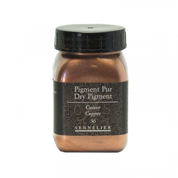 photo-Pigment en poudre - Sennelier - Cuivre - Pot de 200 ml