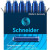 photo-Lot de 6 cartouches d'encre - Bleu - Schneider