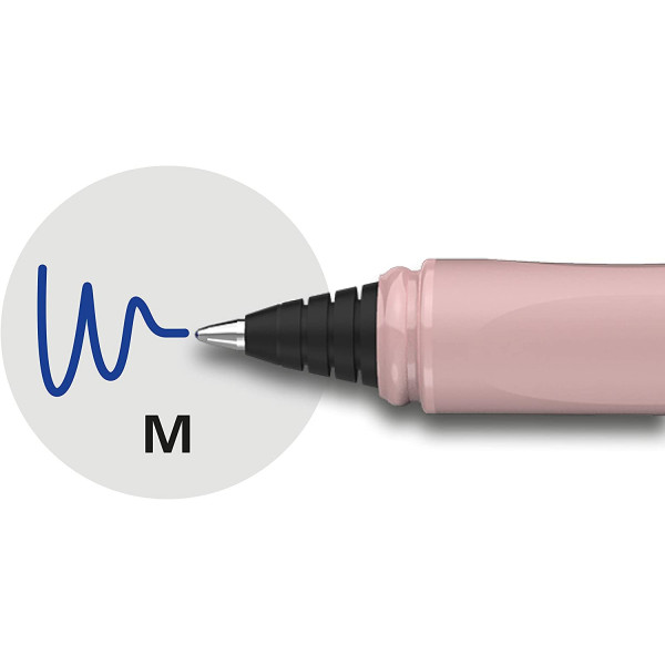 Stylo roller - Rechargeable - Pointe moyenne - Rose brillant - Ceod Shiny - Schneider