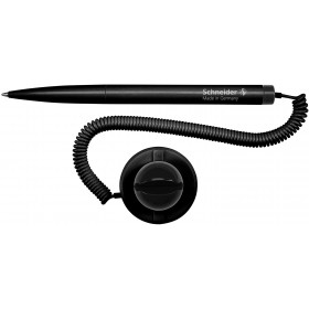 Stylo à bille avec socle - Noir - Schneider - Klick Fix Pen