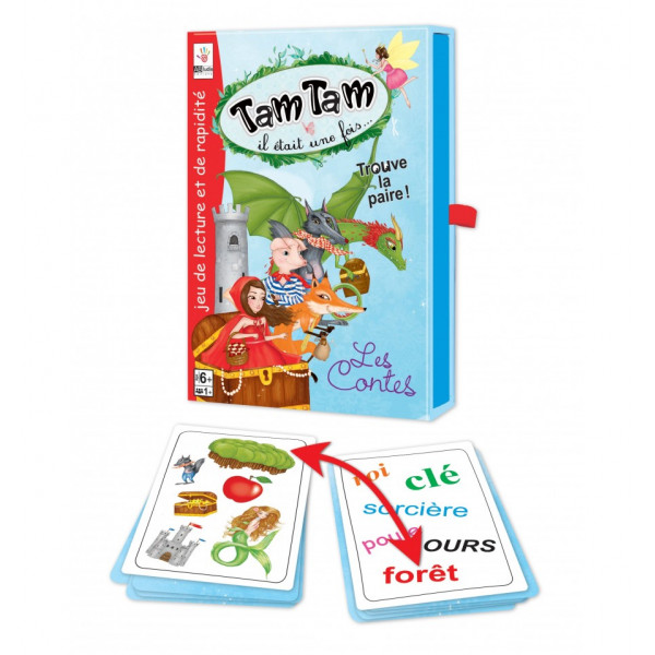 Jeu de lecture et de rapidité - Tam Tam Il était une fois - Les Contes
