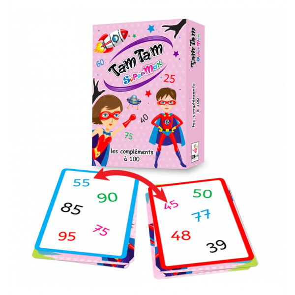 Jeu éducatif - Tam Tam SuperMax - Les compléments à 100 - Dès 7 ans