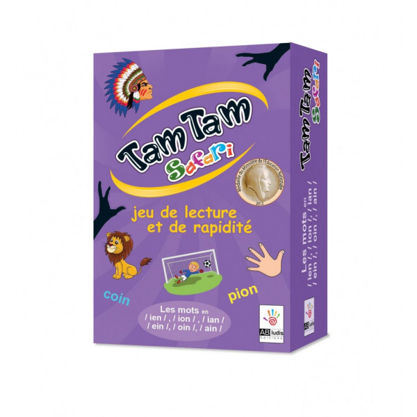photo-Jeu - Tam Tam Safari - Les mots en ien ion ian ein oin ain - Jeu de lecture