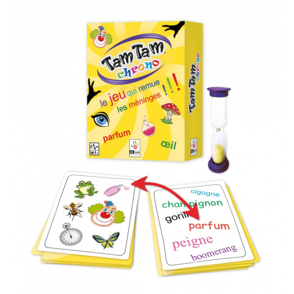 Jeu éducatif - Tam Tam Chrono - Le jeu qui remue les méninges - 4/8 ans