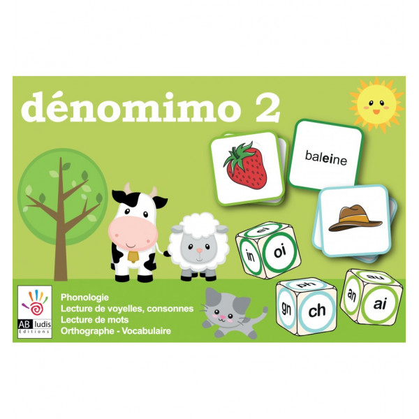 photo-Jeu éducatif - Dénomimo 2 - Phonologie - Orthographe - Lecture - Dès 6 ans