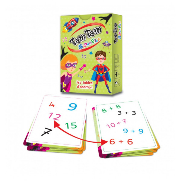 Jeu éducatif - Tam Tam SuperPlus - Les additions - Dès 6 ans