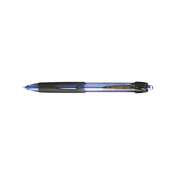 photo-Stylo bille Powertank Uni Ball bleu pointe moyenne
