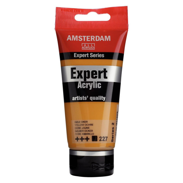 photo-Tube de peinture acrylique - Ocre Jaune 227 - Expert Acrylic - Amsterdam