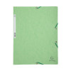 photo-Chemise à élastique 3 rabats - A4 - Vert tilleul - Exacompta