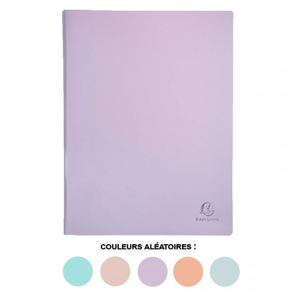 Porte-vue - 80 vues - Couleurs pastels - Exacompta