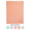 Porte-vue - 80 vues - Couleurs pastels - Exacompta
