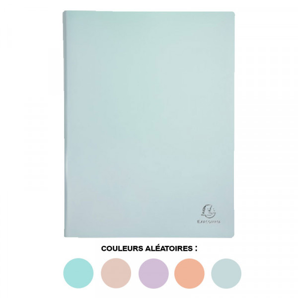 Porte-vue - 80 vues - Couleurs pastels - Exacompta
