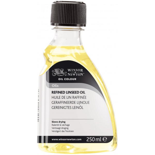photo-Huile de lin raffinée - Peinture à l'huile - 250ml - Winsor & Newton
