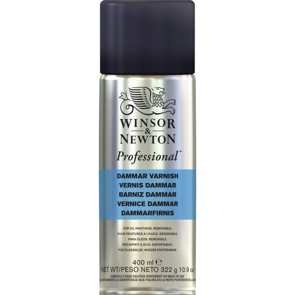photo-Bombe de vernis brillant - Dammar professionnel - 400ml - Winsor et Newton