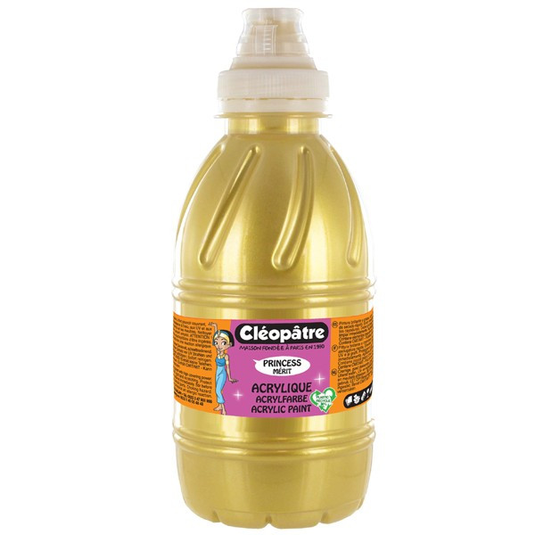 photo-Peinture acrylique Princess Mérit - Or - 500 ml - Cléopâtre