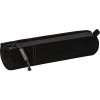 photo-Trousse scolaire - Ronde - Noir - Imitation daim - 20 x 4,5 cm - Brunnen