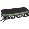 photo-Grande trousse scolaire - Rectangulaire - Noir - Imitation jeans - 22 x 11 x 6 cm - Brunnen