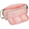 Grande trousse scolaire - Avec compartiments - Beige - Motifs jungle - Brunnen
