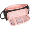 Grande trousse scolaire - Avec compartiments - Noir paillettes - Motifs jungle - Brunnen