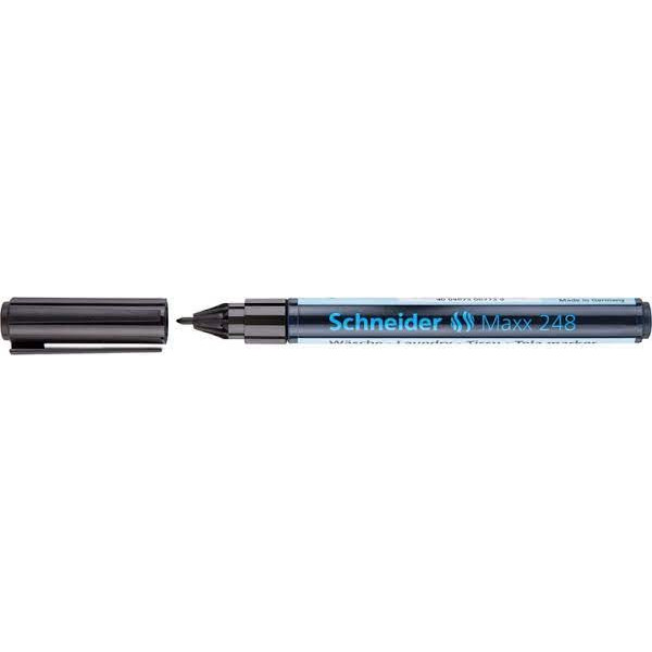 photo-Marqueur - Permanent - Tissu et textile - Noir - 1mm - Schneider