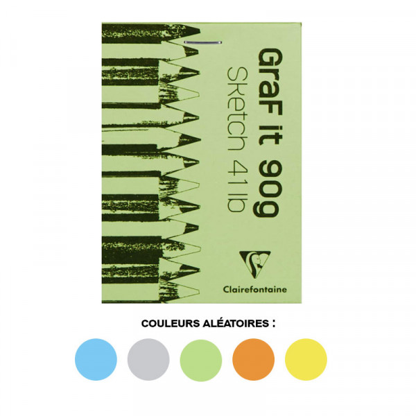 Bloc Graf'It Sketch A3 - 42 x 29,7 Cm - Uni - 90G - 80 Feuilles - Clairefontaine