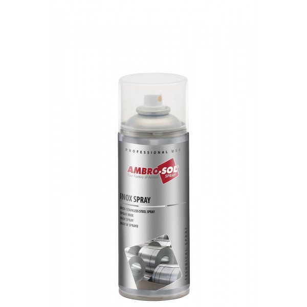 photo-Bombe aérosol - Galva finition inox - 400ml - Ambro Sol