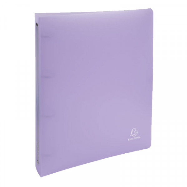 photo-Classeur - A4 + - Polypro - 4 anneaux - Mauve - Chromaline - Exacompta