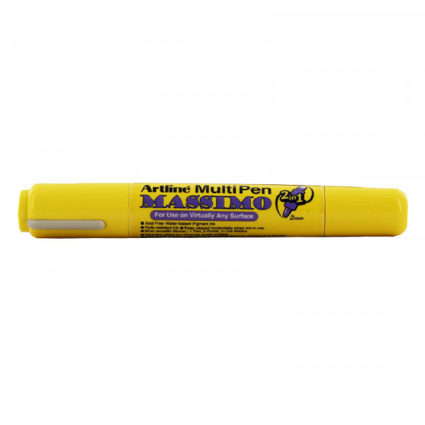 Marqueur - Permanent - Indélébile - Deux pointes - Violet - Massimo Artline