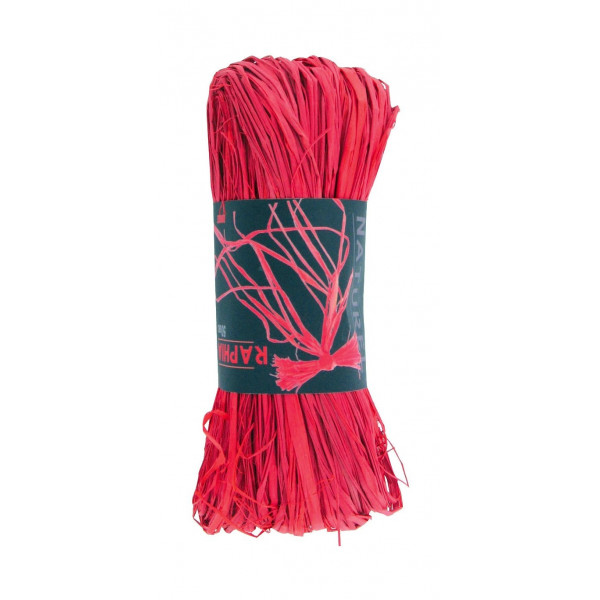 Pelote de raphia - Rouge - 50g - CTOP