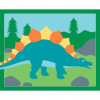 6 cartes sable paillette - Dinosaures - Activités pour enfant