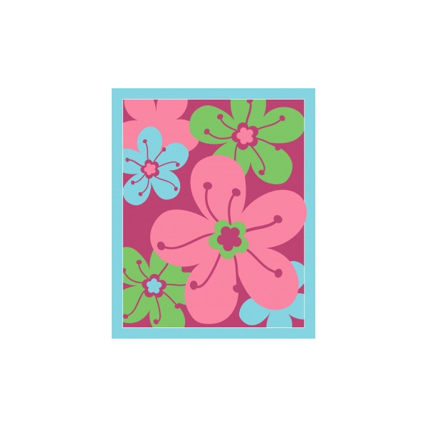 6 cartes sable paillette - Fleurs de printemps - Activités pour enfant