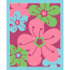 6 cartes sable paillette - Fleurs de printemps - Activités pour enfant