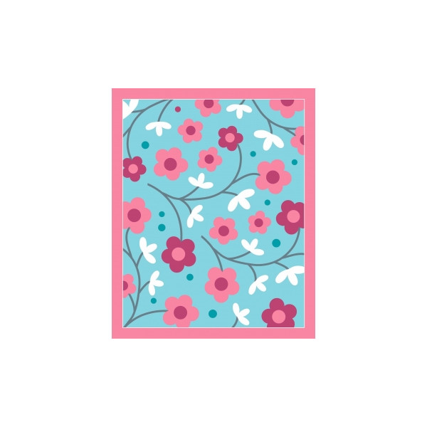 6 cartes sable paillette - Fleurs de printemps - Activités pour enfant