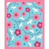 6 cartes sable paillette - Fleurs de printemps - Activités pour enfant