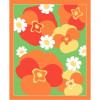 6 cartes sable paillette - Fleurs de printemps - Activités pour enfant
