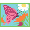 6 cartes sable paillette - Fleurs de printemps - Activités pour enfant