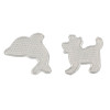 photo-Plaque pour perles à repasser - Dauphin - Chien - 2 pièces