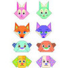 Papier pour origami - Carnet de 16 feuilles - 15 x 15 cm - Animaux mignons