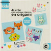 photo-photo-Papier pour origami - Carnet de 16 feuilles - 15 x 15 cm - Animaux mignons