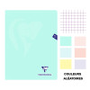 Cahier - 24x32(cm) - Petits carreaux - 96 pages - couverture en polypro - sans spirale - Clairefontaine