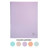 Porte-vue - 120 vues - Couleurs pastels - Exacompta