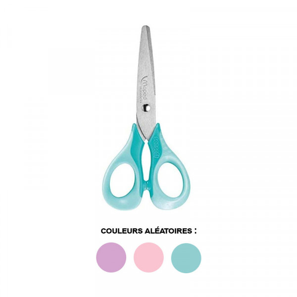Ciseaux scolaires - Ergonomique - 13 cm - Sensoft Pastel - Maped