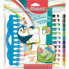 photo-12 feutres effaçables - Ardoises et tableaux blancs - Assortiment - Marker'Peps - Maped