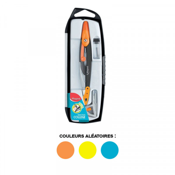 photo-Compas - Scolaire - Coffret 3 pièces - Métal Open - Maped