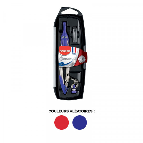 Compas - Scolaire - Métal - Coffret 3 pièces - Origin - Maped