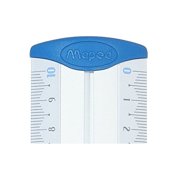 Double décimètre - Règle - 20 cm - Aluminium - Maped