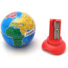 Taille-crayons - 1 trou - Avec réservoir - Globe - Carte du monde - Maped